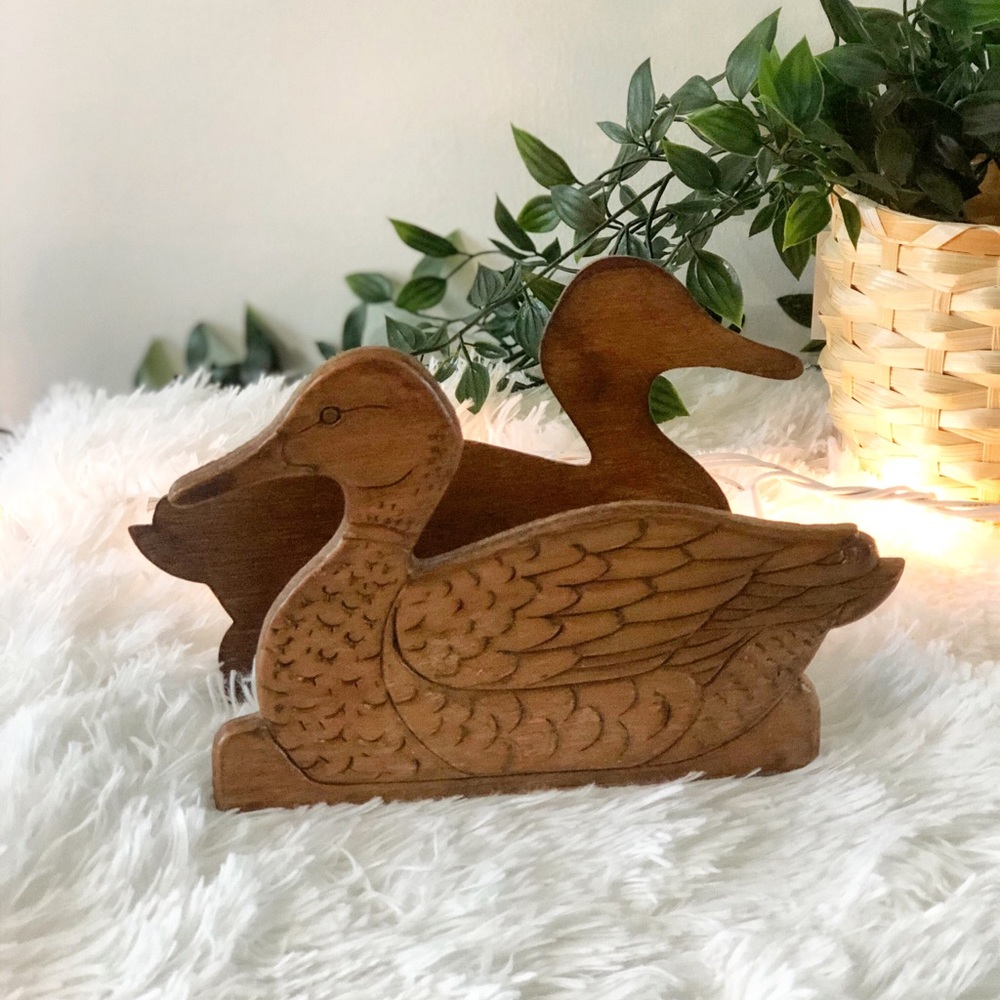 Vintage Duck Napkin Holder